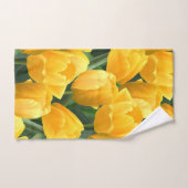 Gelbes Tulpe-Feld Badhandtuch Set (Handtuch)