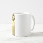 gelbes Tulpefeld Kaffeetasse (VorderseiteRechts)