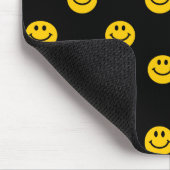 Gelbes Tupfen-Muster Mousepad (Ecke)