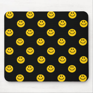 Gelbes Tupfen-Muster Mousepad
