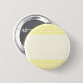 Gelbes Tupfenmuster. Spotty. Button (Vorne & Hinten)