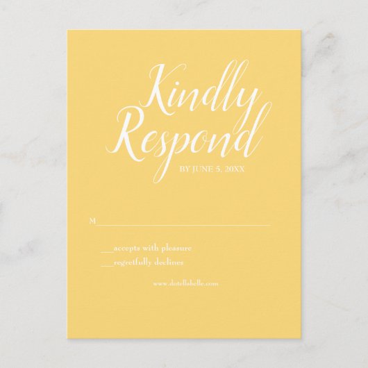 Gelbes UAWG Postkarte (Vorderseite)