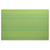 Gelbes und dunkles Cyan farbiges Muster Stoff (Yard (91,4 cm))