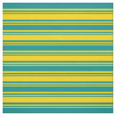 Gelbes und dunkles Cyan farbiges Muster Stoff (Muster)