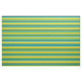 Gelbes und dunkles Cyan farbiges Muster Stoff (Fat Quarter (45,7 x 55,9 cm))