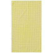 Gelbes und grau gepolstertes Diamantquadrat-Muster Tischdecke (Vorderseite)