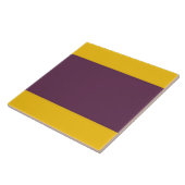 Gelbes und lila Sripes Fliese (Seite)