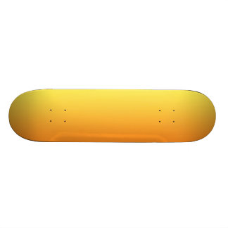 Gelbes und orange Ombre Skateboard
