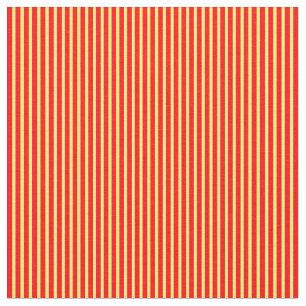 Gelbes und rotes, rotes, gestreiftes/gelbes Muster Stoff