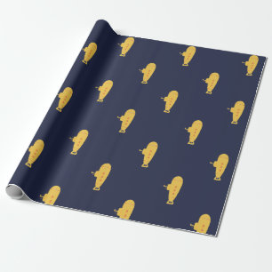 Gelbes Unterseeboot Geschenkpapier