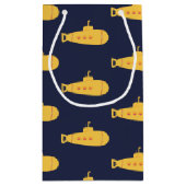 Gelbes Unterseeboot Kleine Geschenktüte (Rückseite)