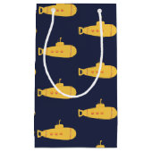 Gelbes Unterseeboot Kleine Geschenktüte (Vorderseite)