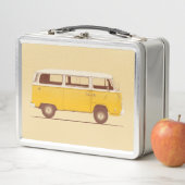 Gelbes Van | Florent Bodart Metall Brotdose (Beispiel)