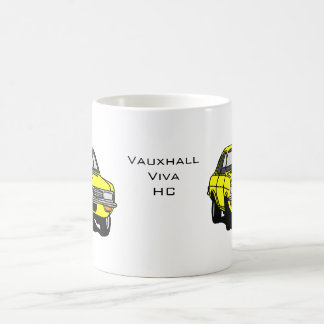 Gelbes Vauxhall Viva HC Kaffeetasse