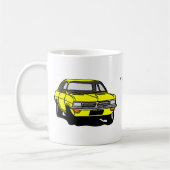 Gelbes Vauxhall Viva HC Kaffeetasse (Links)