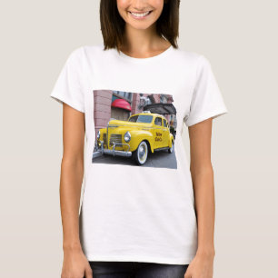 Gelbes Vintages Fahrerhaus New York T-Shirt