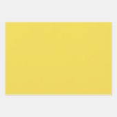 gelbes weißes Muster für einfache Streifen Geometr Geschenkpapier Set (Vorderseite 2)