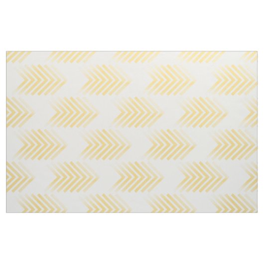 Gelbes weißes Tribal-Arrow-Muster Stoff (Fat Quarter (45,7 x 55,9 cm))