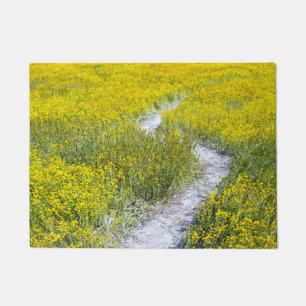 Gelbes Wildblume Fußmatte