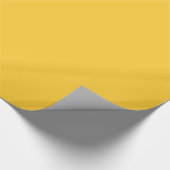 Gelbes Wrackpapier Geschenkpapier (Ecke)