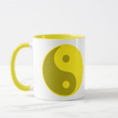 Gelbes Yin Yang Tasse (Links)