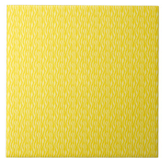 Gelbes Zebra-Druckmuster Fliese