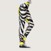 Gelbes Zebra Leggings (Rechts)