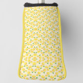 Gelbes Zitronenfrucht Golf Headcover (Rotieren 90)