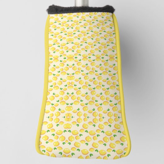 Gelbes Zitronenfrucht Golf Headcover (Rotieren 90)