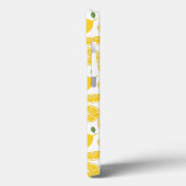 Gelbes Zitronenfruchtmuster Case-Mate iPhone Hülle (Rückseite / Links)