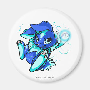 Gelbes Zybsonn mit Sternen Magnet