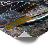 Gelbfahrrad Poster (Ecke)