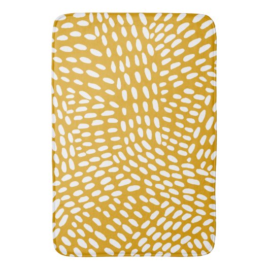 Gelbfarbene Linien verbrannten Badematte (Vorderseite Vertikal)