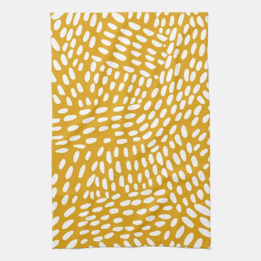 Gelbfarbene Linien verbrannten Geschirrtuch (Vertikal)