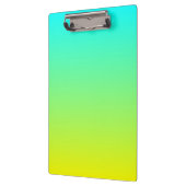 Gelbfarbener Limette, türkisgrün Klemmbrett (Links)