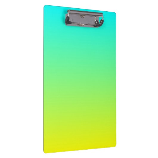 Gelbfarbener Limette, türkisgrün Klemmbrett (Rechts)