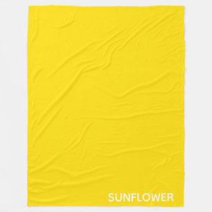 Gelbfarbener Name der Sonnenblume Fleecedecke