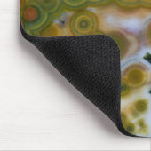 Gelbfarbener Ozean-Jasper Mousepad (Ecke)