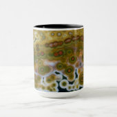 Gelbfarbener Ozean-Jasper Tasse (Zentrum)