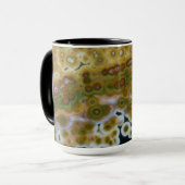 Gelbfarbener Ozean-Jasper Tasse (Vorderseite Links)