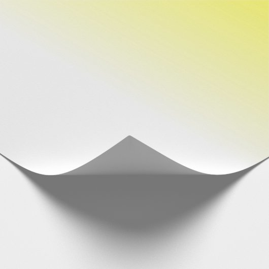 Gelbfärbung Geschenkpapier (Ecke)