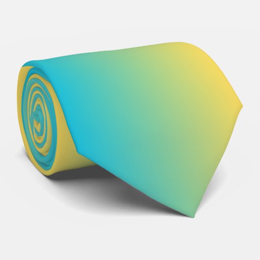 Gelbfärbung Krawatte (Gerollt)