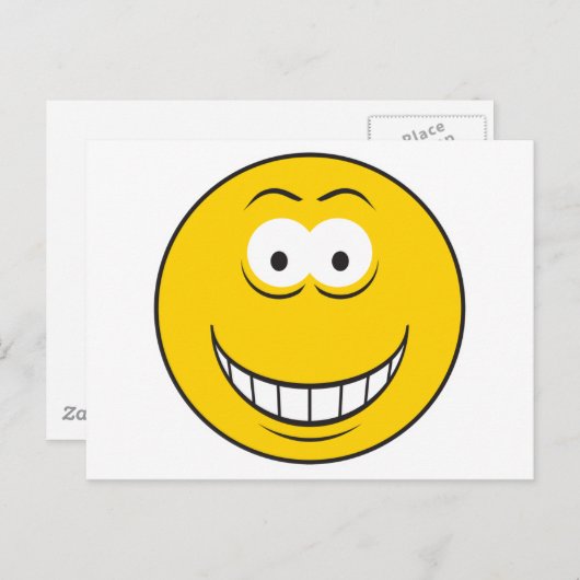 Gelbfärbung Postkarte (Vorne/Hinten)