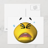 Gelbfärbung Postkarte (Vorne/Hinten)