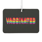 Gelbfieber-LGBTQ-Regenbogenauto Autolufterfrischer (Rückseite)