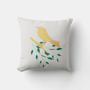 Gelbfinch Kissen