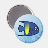 Gelbfisch Magnet (Vorderseite/Rückseite)