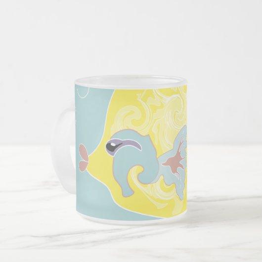 Gelbfisch Mattglastasse (Vorderseite Links)