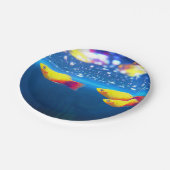 Gelbfisch Pappteller (Schrägansicht)