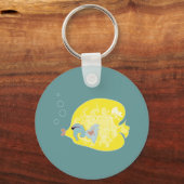 Gelbfisch Schlüsselanhänger (Vorderseite)